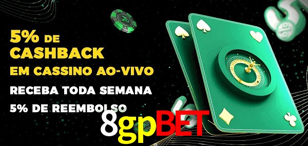 Promoções do cassino ao Vivo 8gpbet